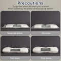 Purchase One And Receive Another at No Cost, Two Soft Woven Neck Massage Pillows for Couples - Featuring Adjustable Ergonomic, High-Quality Pillow Core, And a Removable Pillowcase for Enhanced Sleeping Comfort.